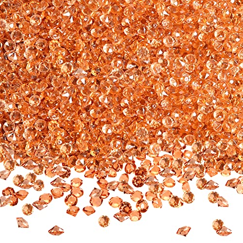 TOAOB 5000 Diamantes de Cristal Piedras Decorativas 3 mm Oro Rosa Cristal Acrílico Artificial Falsos Diamantes para Decoraciones Bodas Fiestas Rellenos Jarrones
