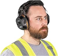 Vista 7 de Klein Tools AESEM1S Smart Sense Electronic Hearing Protection Safety Earmuff with Bluetooth & Situational Awareness, NRR 23dB, 25hr Runtime