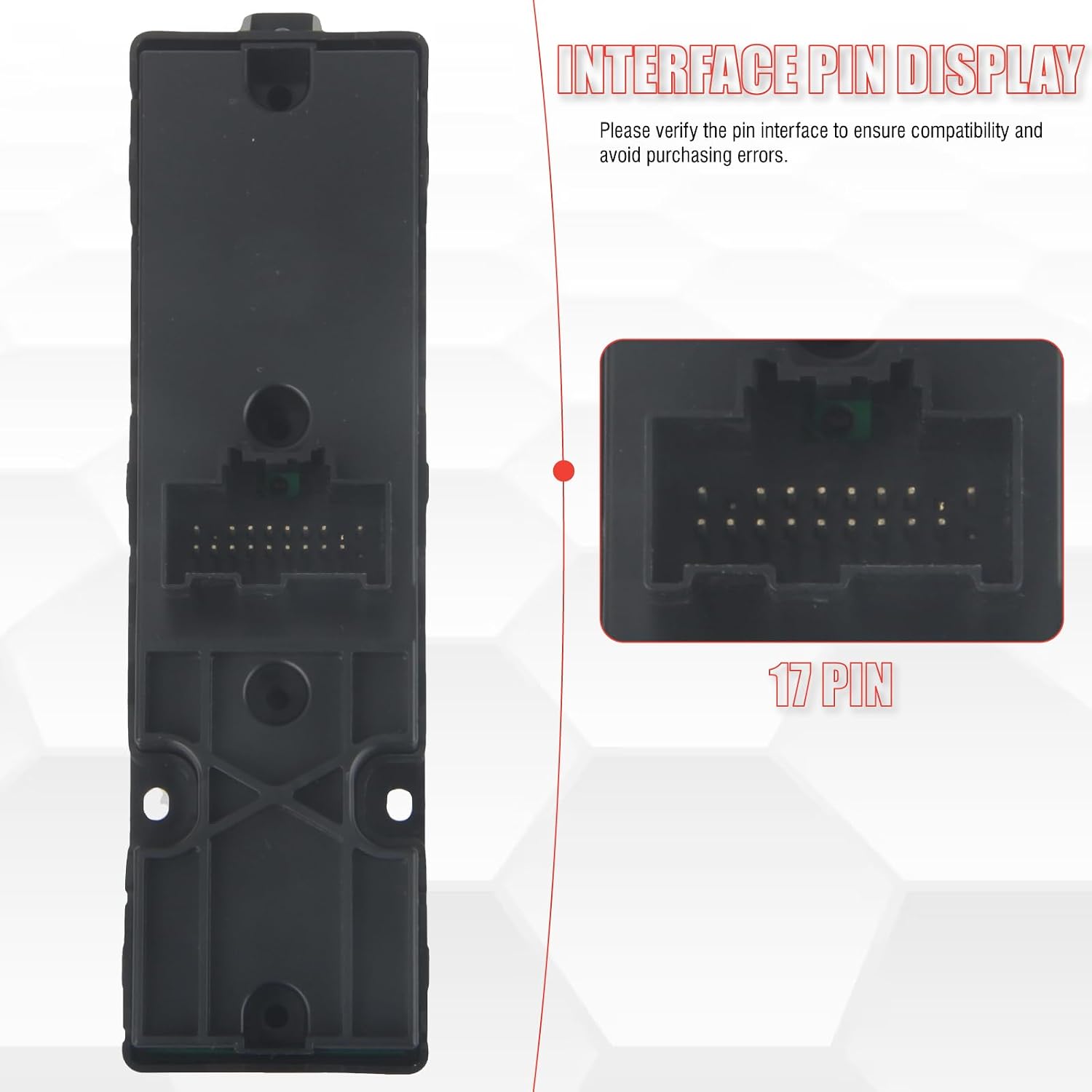 BB5Z14529AA Master Power Window Switch Driver Side Compatible with Explorer 2011 2012 2013 2014 2015 2.0L L4 3.5L V6