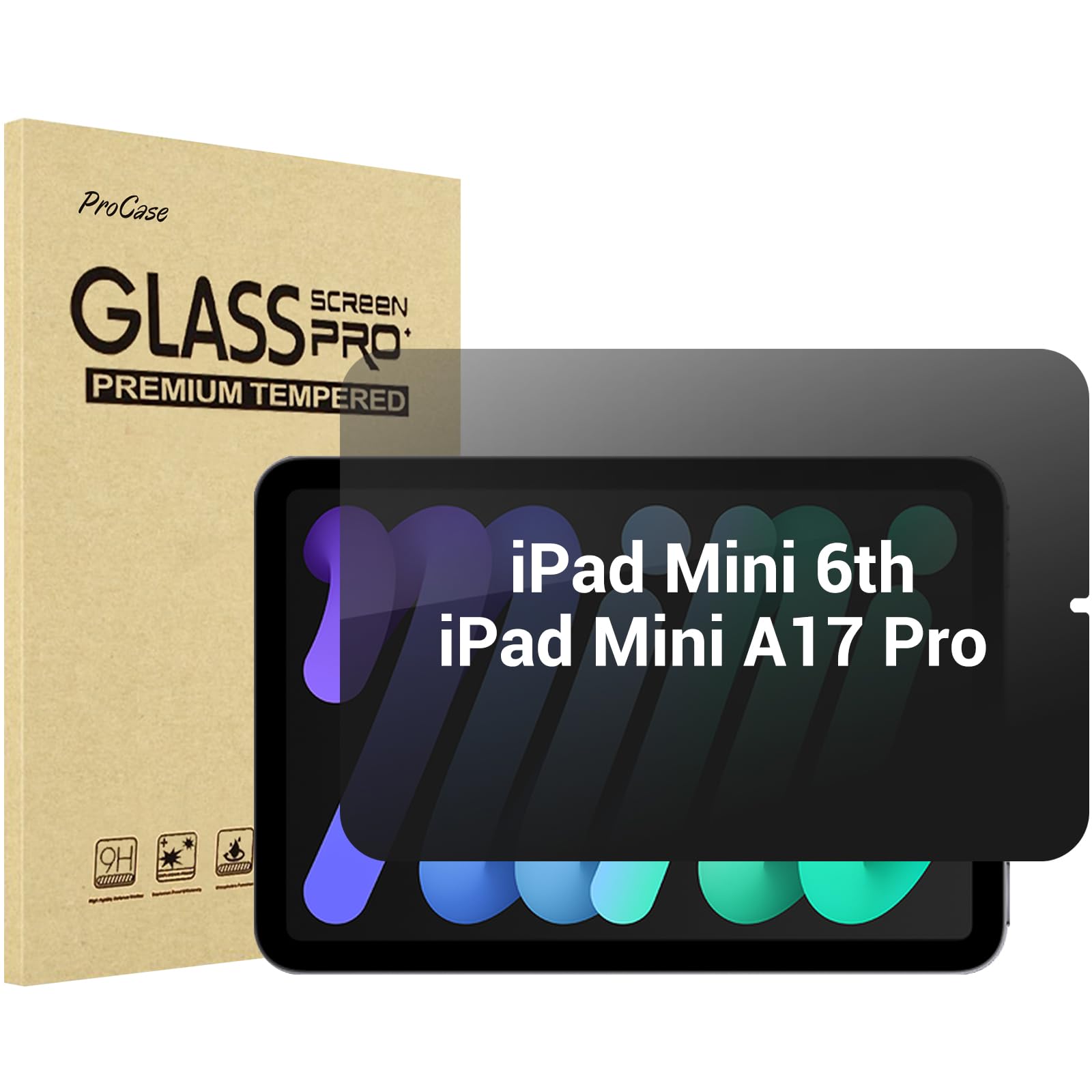 Amazon.com: ProCase 4-Way Privacy Screen Protector for iPad Mini