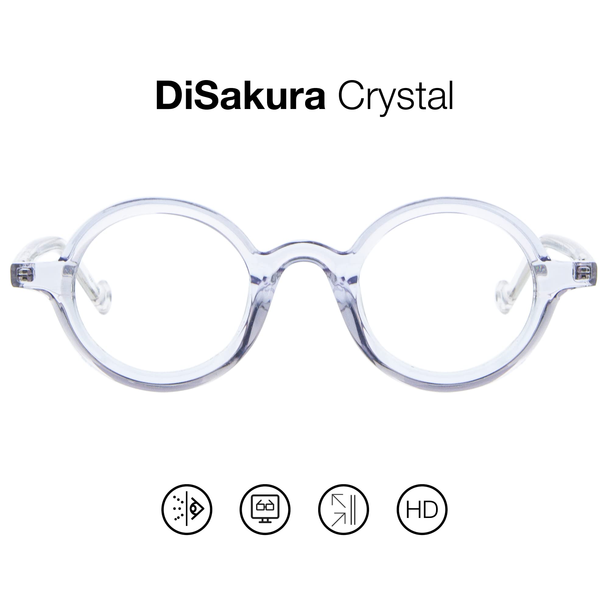 DIDINSKY Sakura Occhiali da Lettura, Anti Luce Blu per leggere da vicino | Montatura leggera · Per leggere da vicino · Anti luce blu · Ingrandimento +1.0 a +3.0 · Custodia inclusa