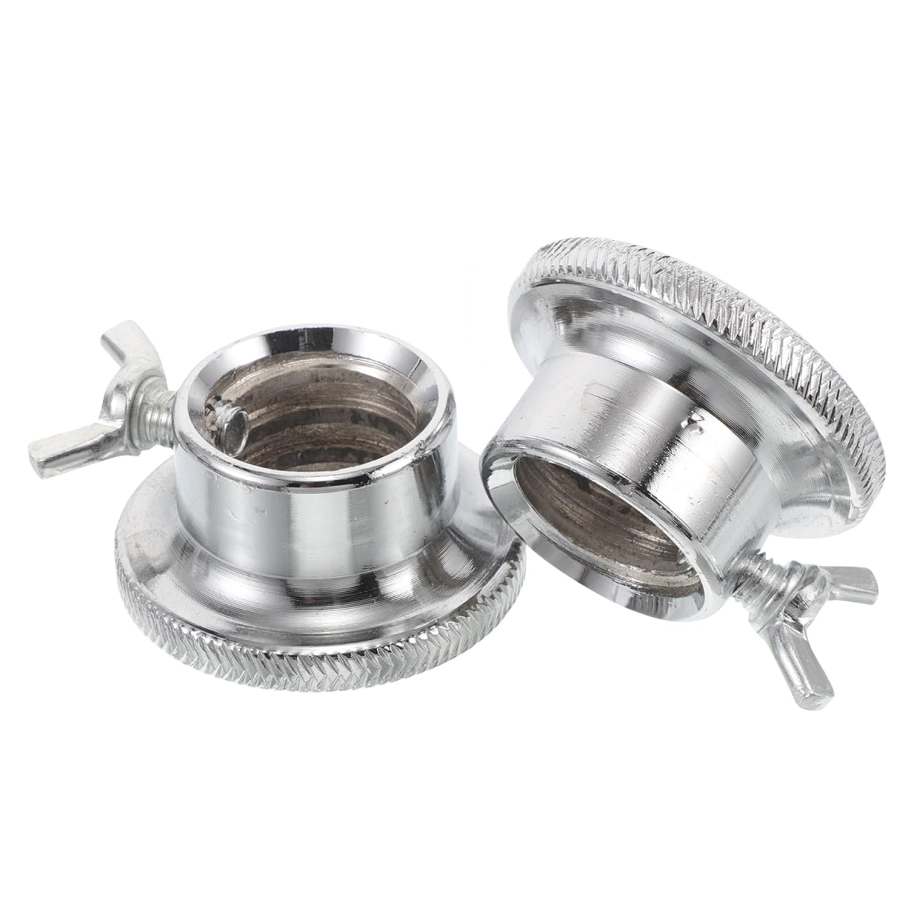 Healeved Dumbbell Barbell Safety Retaining Nut Clips Quick Release Screw Clamp Collars 1.10 Inch Inner Diameter Weight Nuts 2 Pack for Weightlifting and Home Gym Training