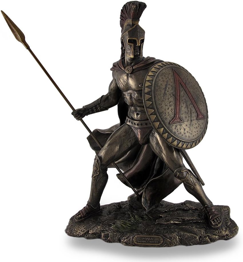 Amаzіng 🔥 Resin Statues Leonidas, Greek Warrior King, Bronzed Sculptural Statue 10.25 X 13.25 X 6.25 Inches Bronze Amаzіng 🔥 Resin Statues Leonidas, Greek Warrior King, Bronzed Sculptural Statue 10.25 X 13.25 X 6.25 Inches Bronze