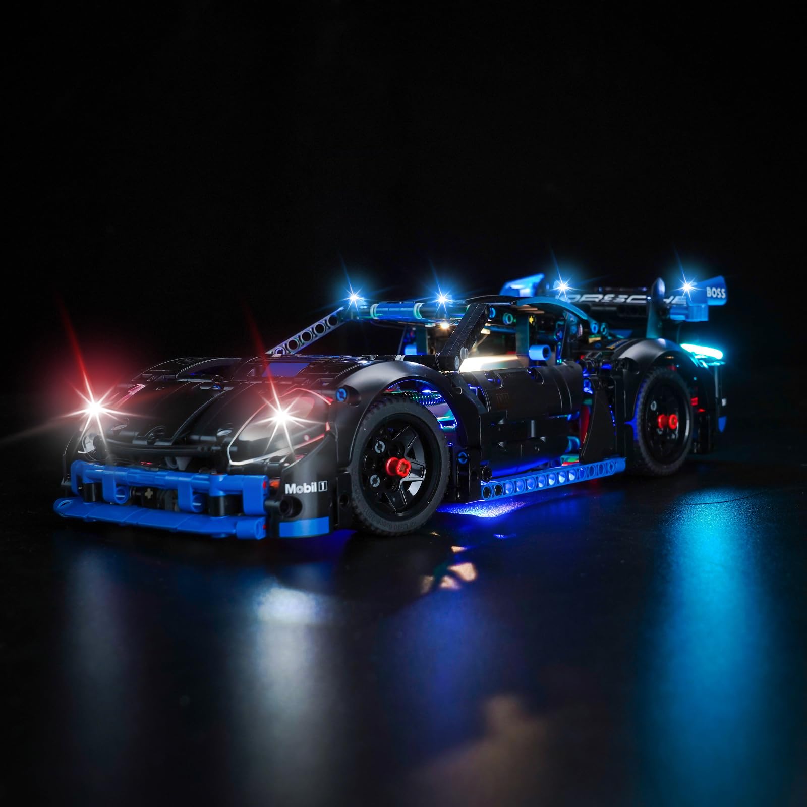 Hilighting Upgraded Led Light Kit Compatible with Lego Technic Porsche GT4 e-Performance Race Car Building Set, Compatible with Lego 42176 (Model Not