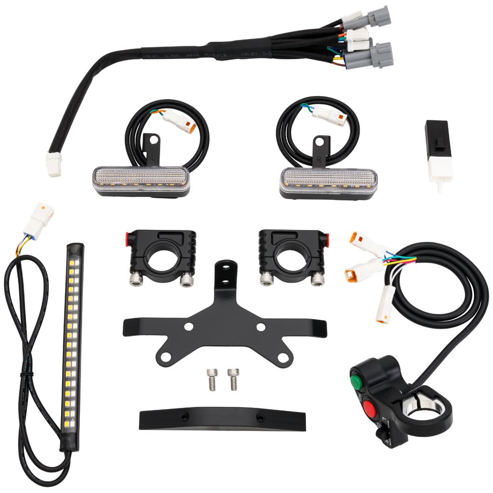TUSK Motorcycle Plug and Play Turn Signal Kit Compatible with SURRON Sur-Ron Light Bee X 2018-2025/Compatible with SEGWAY X160 2020-2022/X260 2020-2022