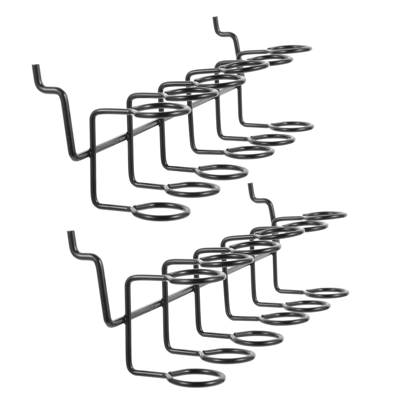 IWOWHERO Pegboard Tool Utility Hooks 2pcs Screwdriver Holders Easy to Install for Home Office Organizati