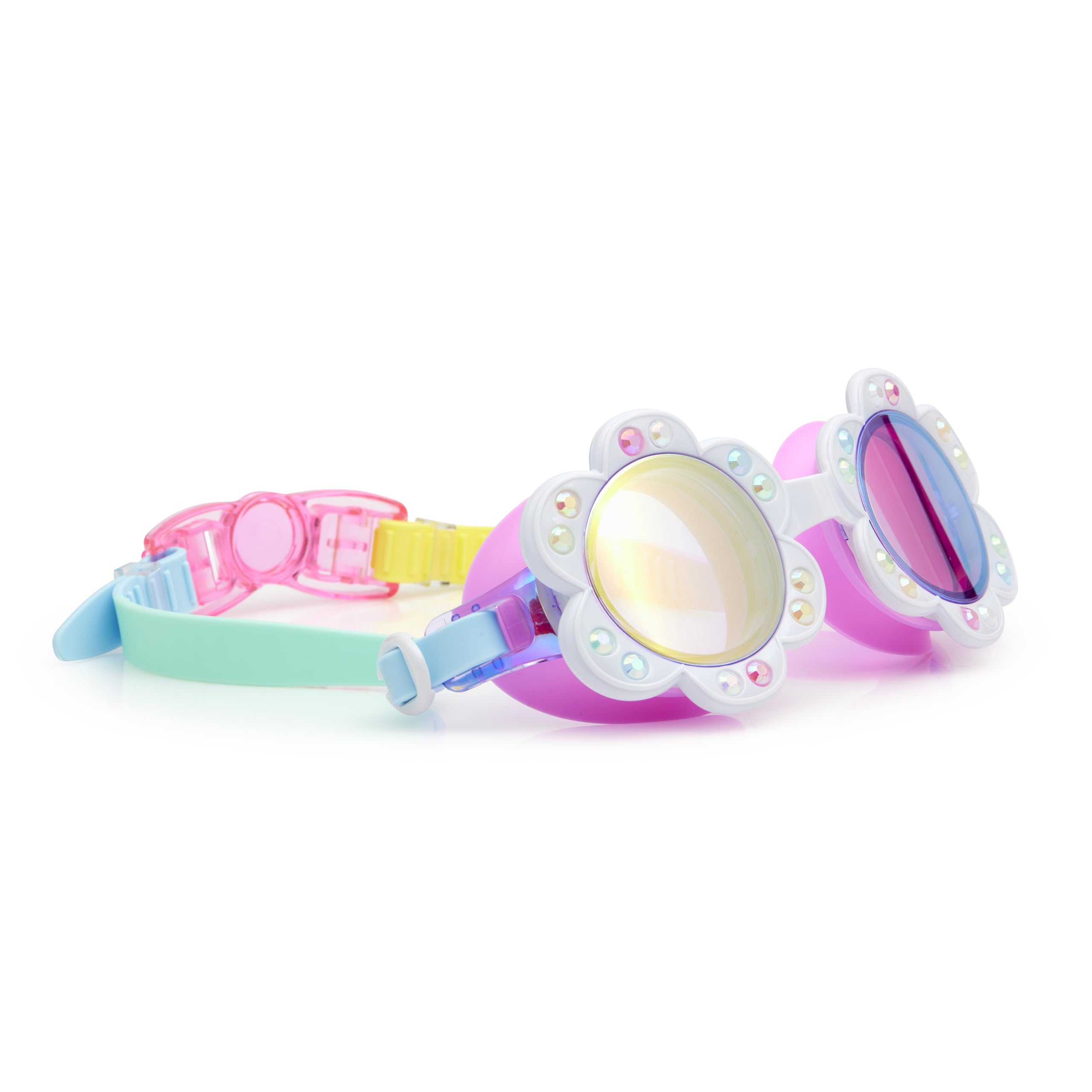 Bling2O - DANDI Blanch Blossom, Gafas de natación infantiles. Más 6 años