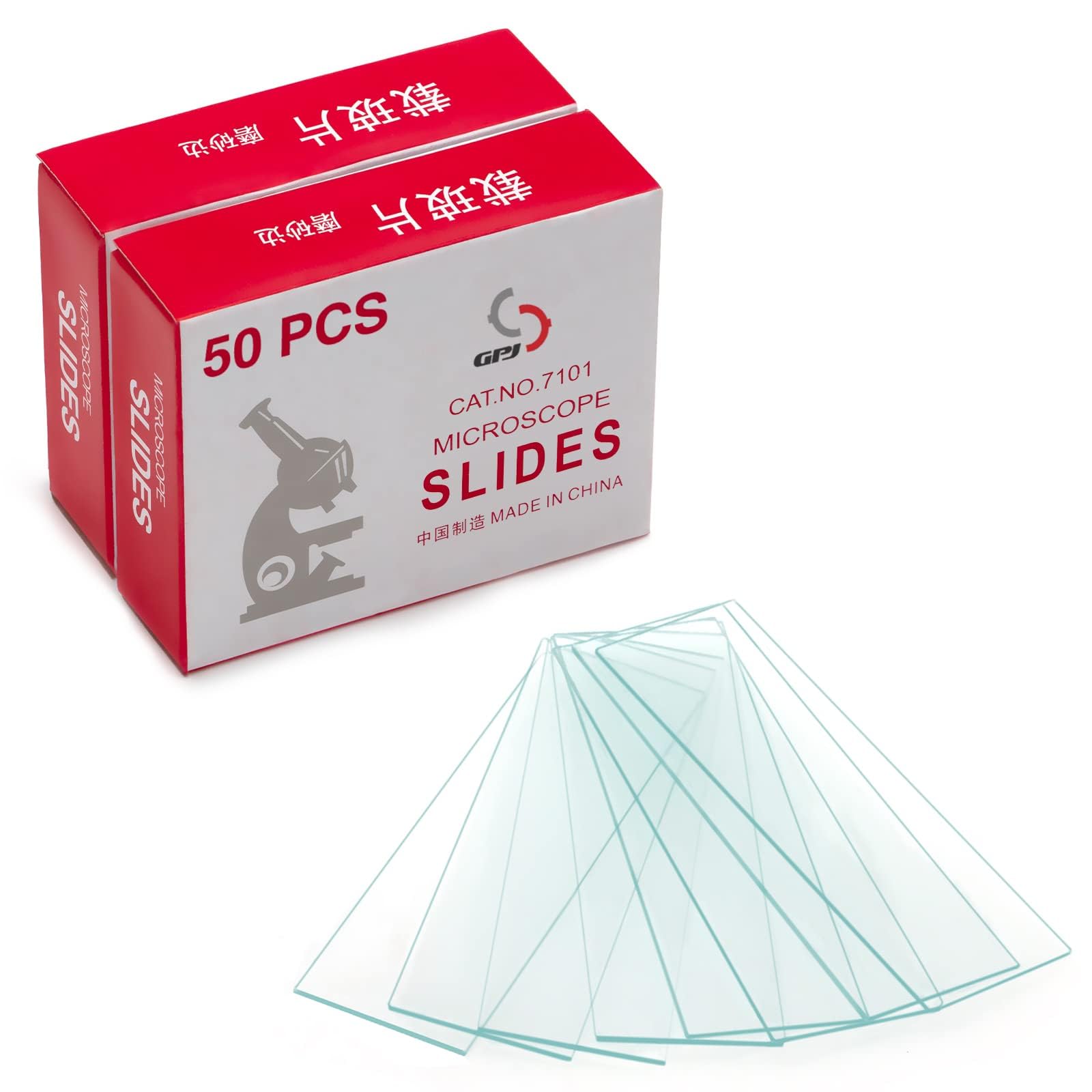 Microscope Slides | Glass Microslides 75mmx25mmx1.25mm(Vaccum pack) Butter Paper | 50 Slides (Pack of 2)-image-29
