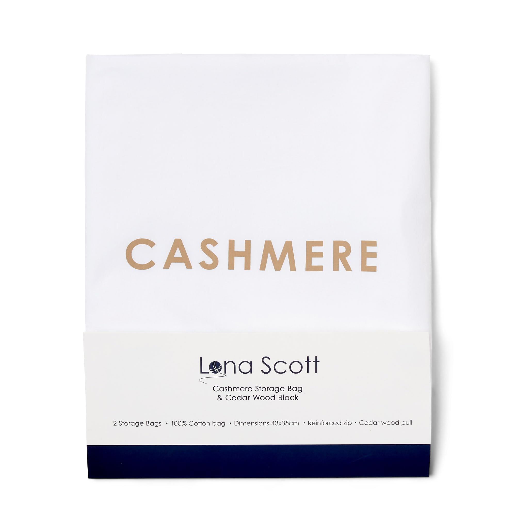 Cashmere Wool Sweater Storage Bag Set, 238 square inches - Image 3