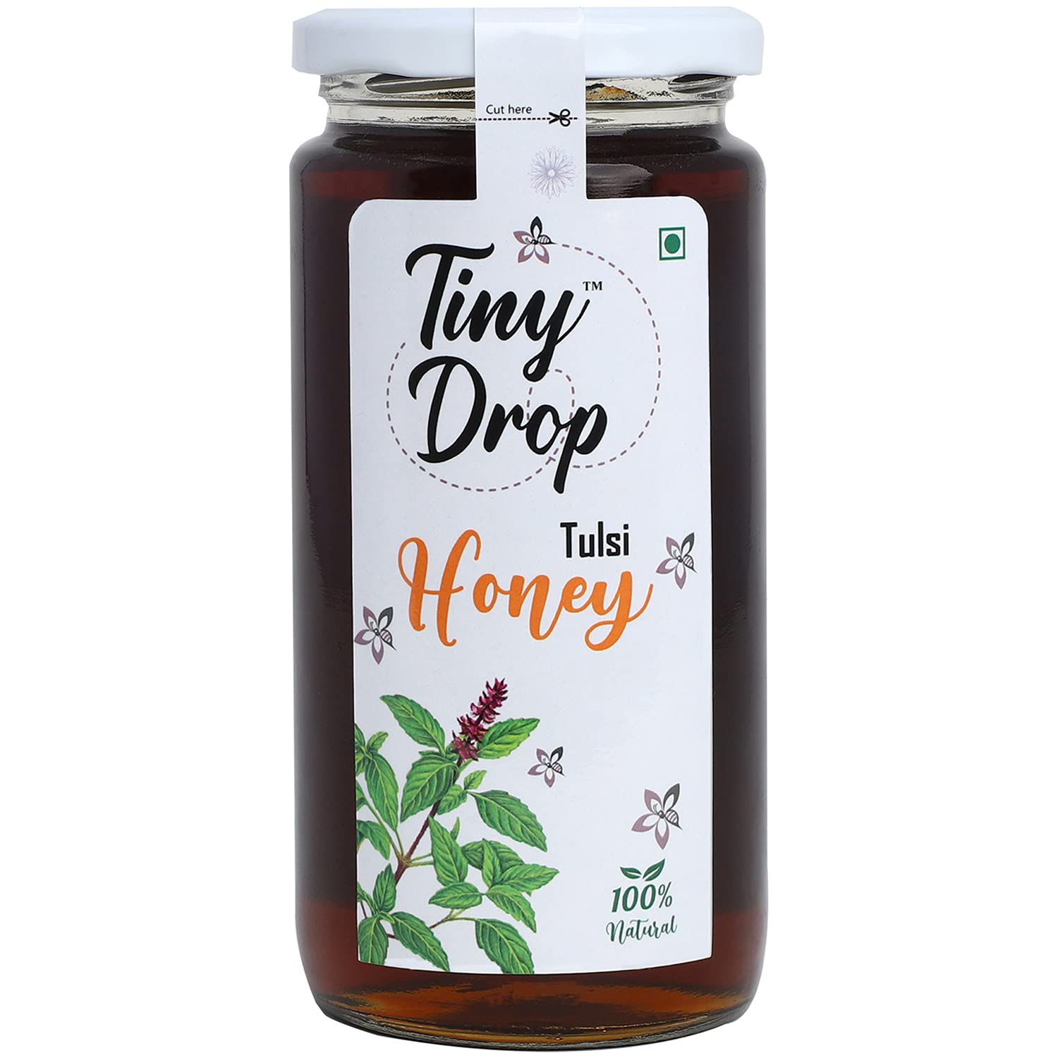 Tiny Drop Tulsi flora Honey 500 grams| Pure & Natural | Unpasteurized & Filtered | Unadulterated |Equivalent to the quality of raw honey |Aids cold, cough & digestive disorders (B091K1WSSK) Amazon Price History, Amazon Price Tracker
