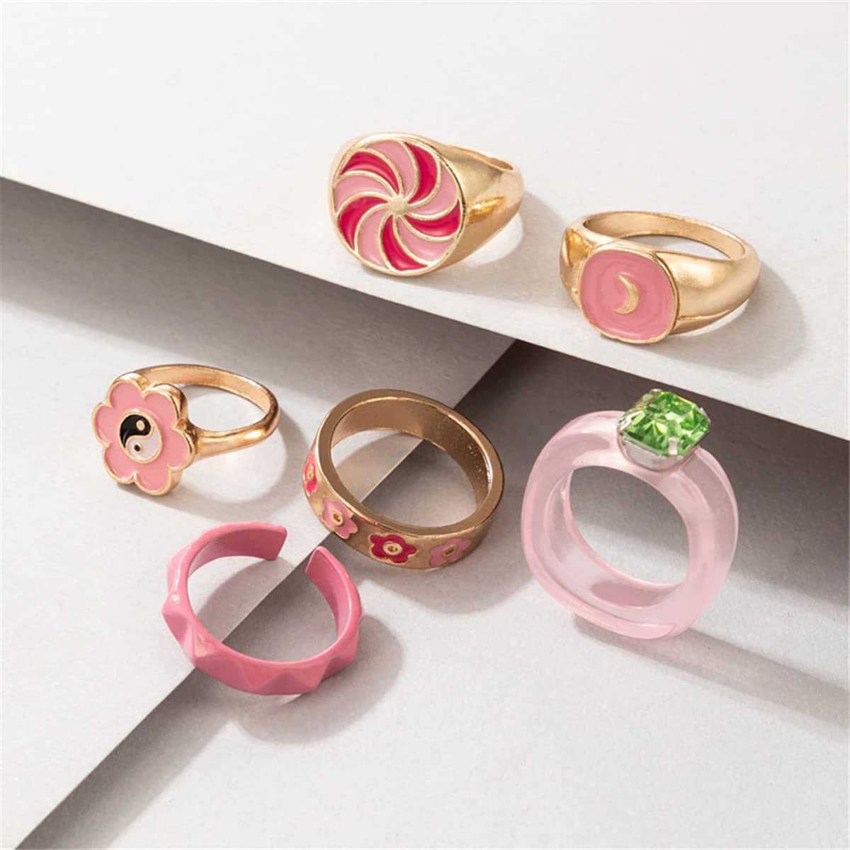 Stackable Rings Set - Style 14