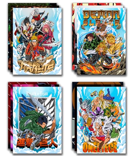 Image of VEENSHI Paper Set Of 30 Anime Wall Poster Tokyo Revener,Chainshaw,Haikyu,Naruto,Onpiece And More Anime Mix Posters (Size 11.8X8.3 Inch 300 Gsm Hard Poster)