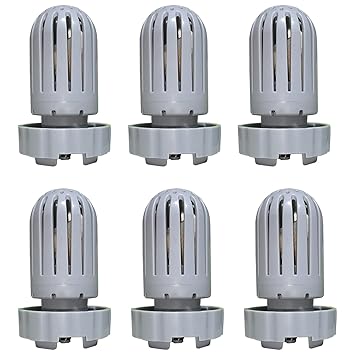 Allisfresh Humidifier Demineralization Filters Compatible with Air Innovations HUMIDIF Humidifier, Demineralization Cartridge Replacement Silver 6 Pack