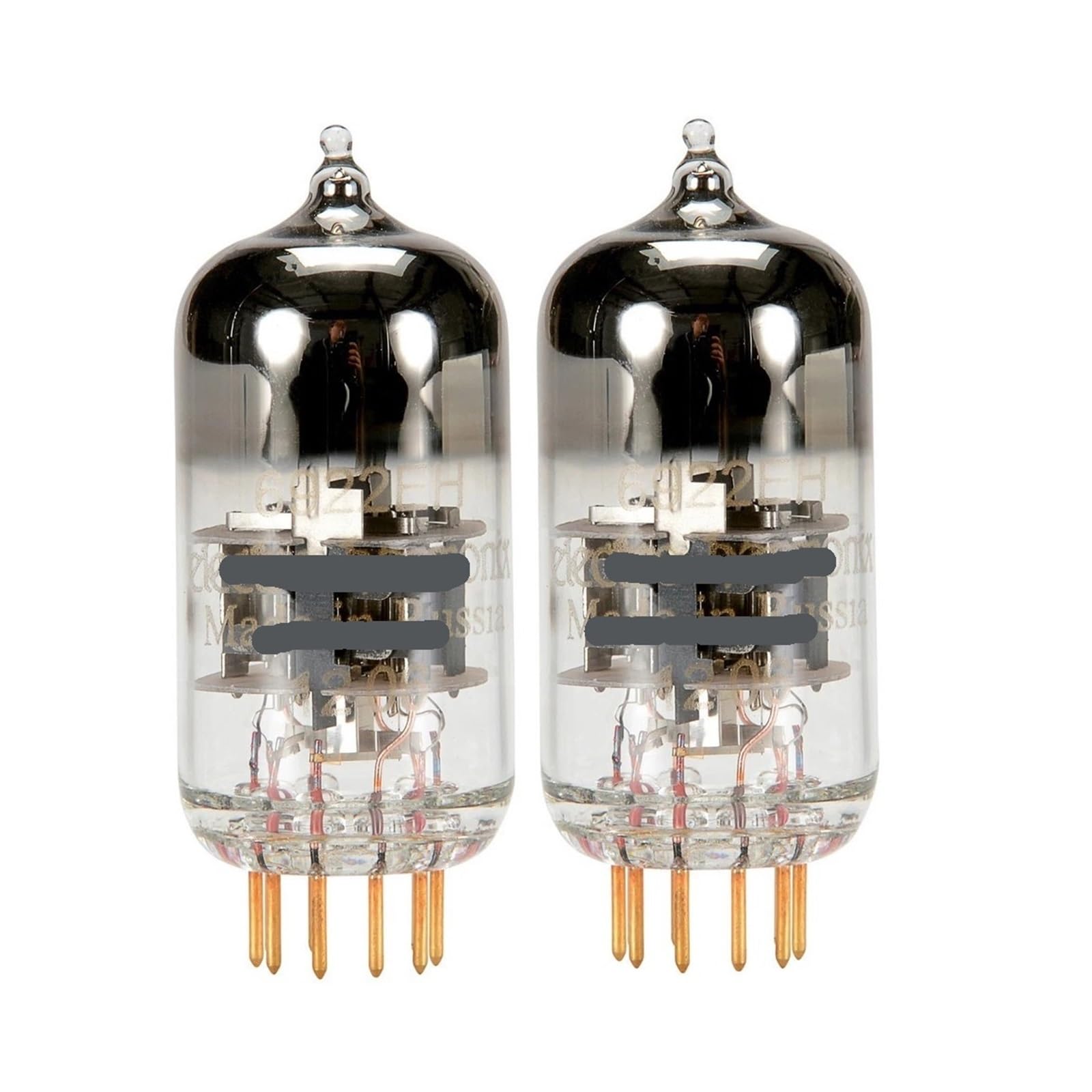 Tubes à vide 6922 E88CC en lot de 2 paires contre le bruit audio