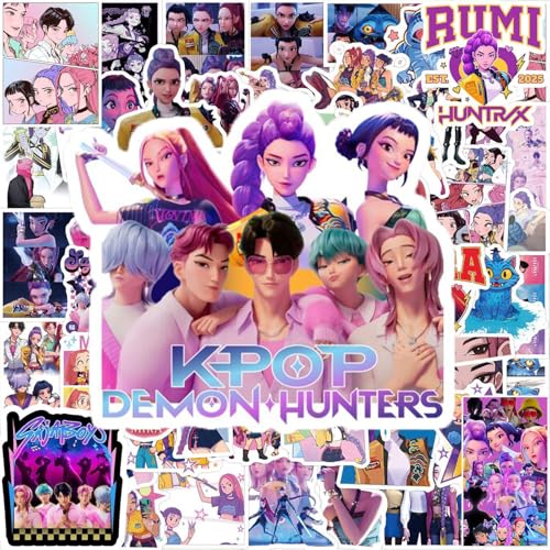 110 Piezas Pegatinas Anime, Stickers Decorativos de Vinilo Imperm...