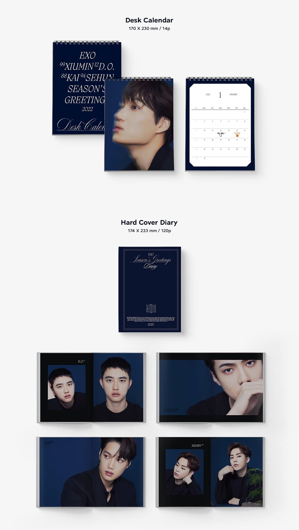 EXO - 2022 Season's Greetings : Amazon.sg: Office Products