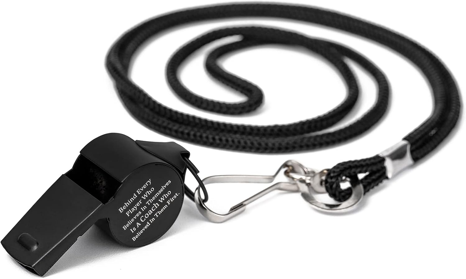 Gift for Coach Whistle - Behind Every Player Who Believes in Themselves is A Coach Who Believed in Them First