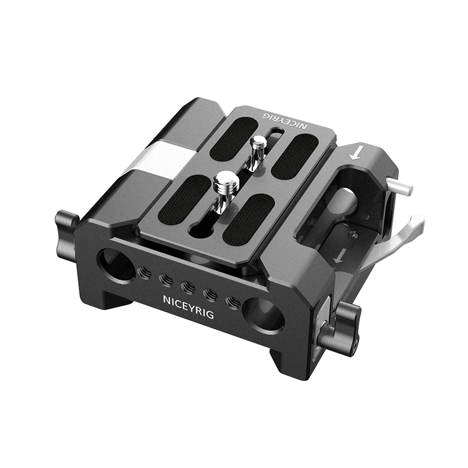 NICEYRIG Placa Base de Barra de 15 mm de liberación rápida con Cola de Milano Tipo ARRI para cámara SLR sin Espejo y videocámara de Cine aplicable Kinefinity Mavo/Terra Series