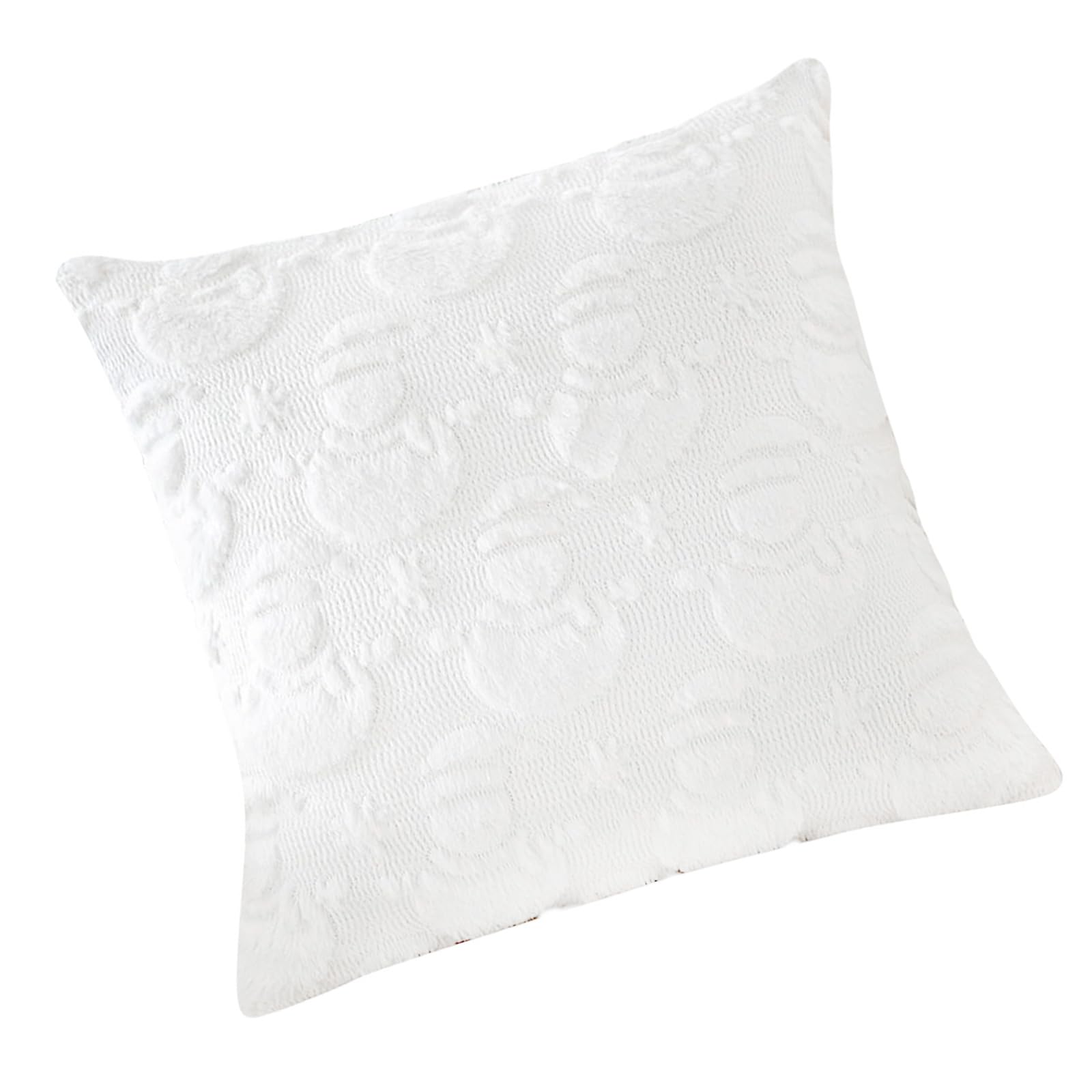 carotoe Christmas Celebration Pillow Cover with Invisible Closure Simple Cleaning Sturdy for Living Room Bedroom Christmas Bedroom Pillows