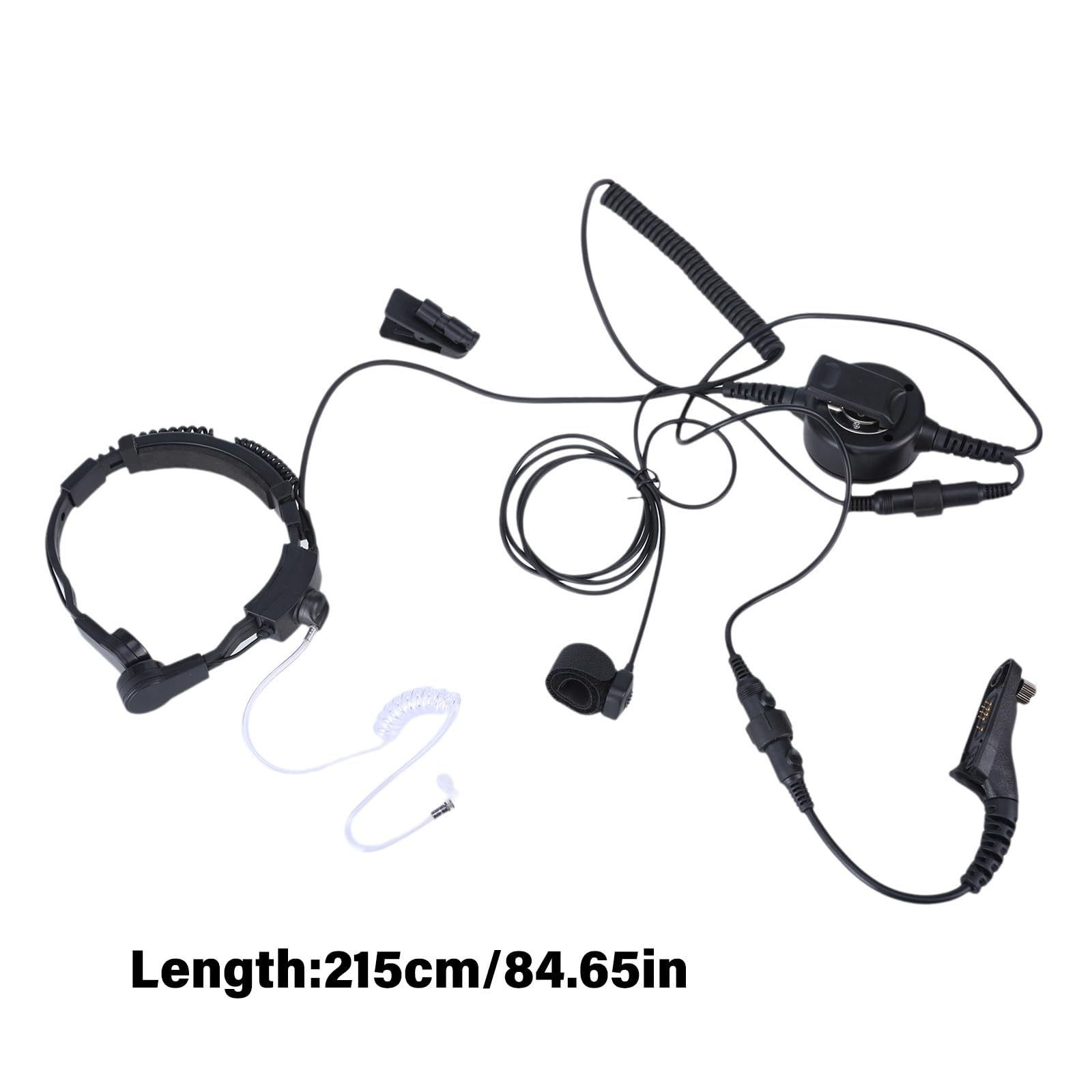 Kehlkopfmikrofon Headsets für P8268 DP4800 DP4600 DP3400 Funkgeräte, Keine Verzerrung, klarer Klang, Kopfhörer Ohrhörer, Mikrofon Ohrhörer
