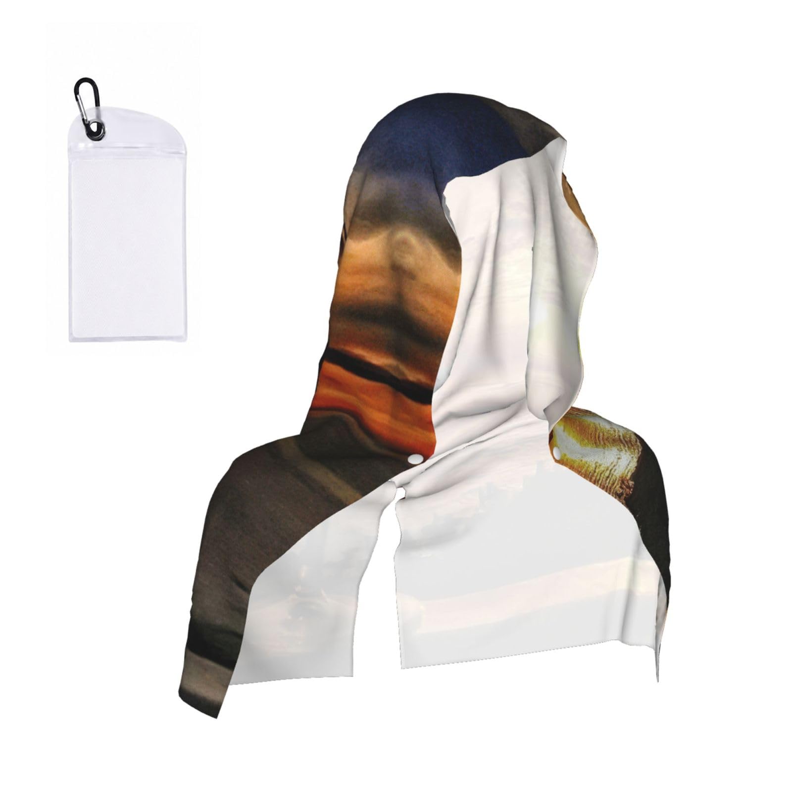 ZYJHYY Sunset Wine Glass Print Unisex Swimming Towel Practical Camping Towel Skin-Friendly Cooling Towel For Workout Training