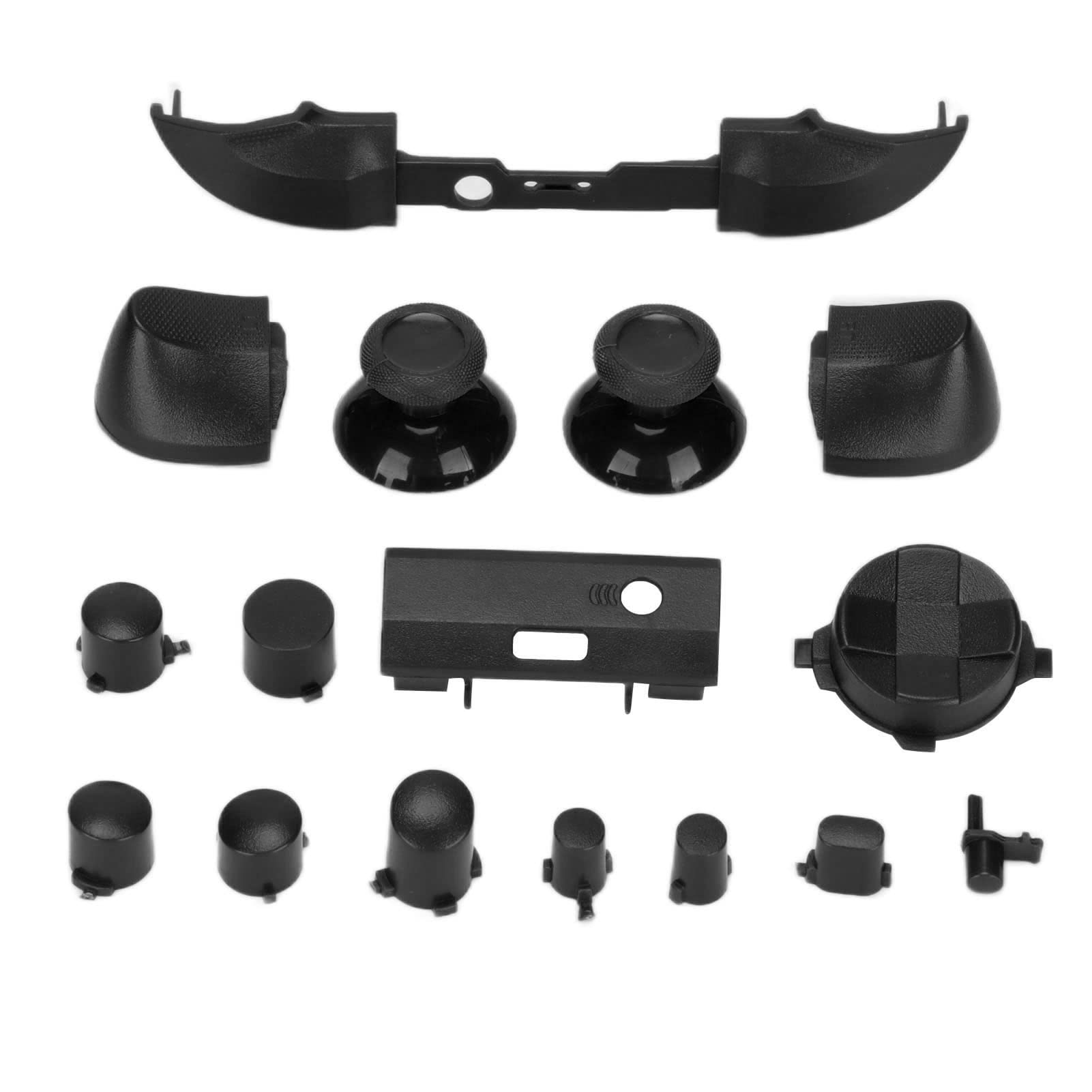 Annadue Set Completo di Pulsanti per Series, Dpad Bumper Pulsanti Trigger RT LT RB LB Pulsanti ABXY Kit di Riparazione Pulsanti di Ricambio per Series X e S(Nero)