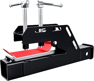 Sulythw 2023 Upgraded Clamp On Trailer Hitch 2" Ball Mount Receiver Adapter for Tractor Bucket Kubota