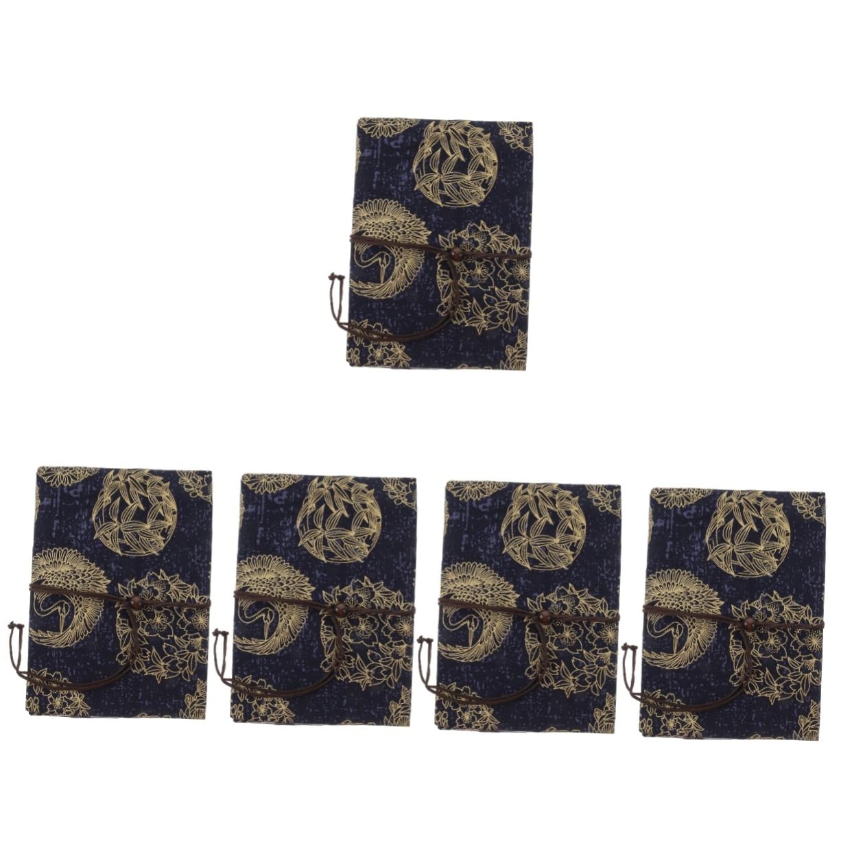 Operitacx 5 Piezas de Libro de Lavable con Impresión Decorativa Protector de Libros Ajustable para y Colecciones