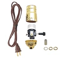 Vista 8 de B&P Lamp® Portalámparas de Bronce Antiguo con Juego de Cable a Juego y Herrajes Básicos