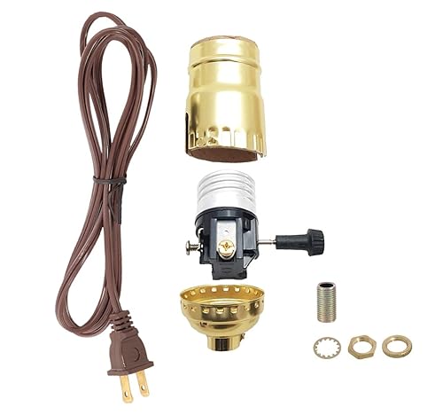 Miniatura 10 de B&P Lamp Enchufe niquelado con juego de cables a juego y accesorios básicos