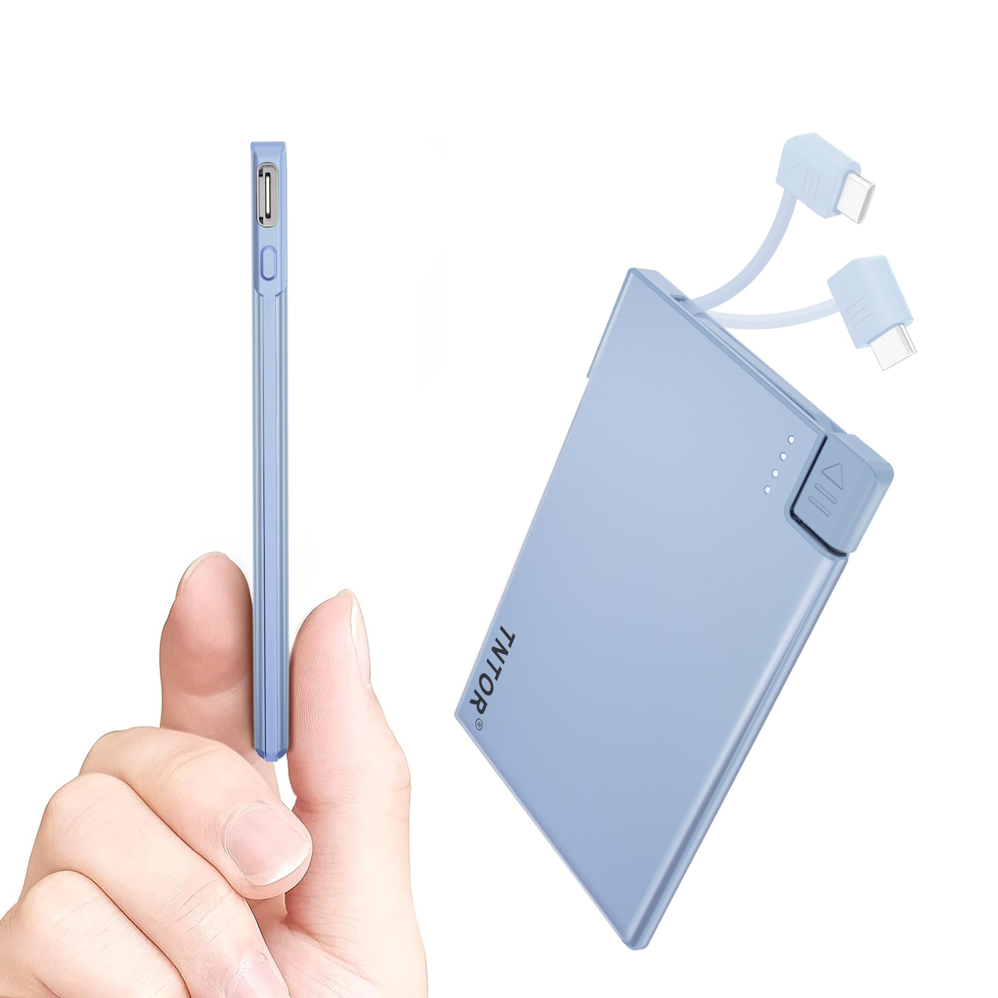 Amazon | TNTOR モバイルバッテリー 軽量 小型 iPhone 15対応 携帯充電