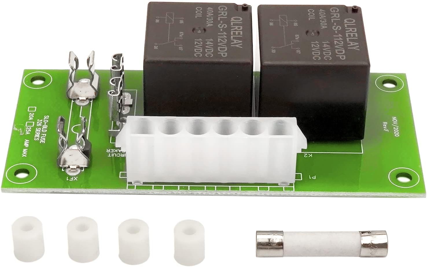 RV Power Gear 140-1130 Slide Out Relay Control Board Fleetwood 246063 Replacement for 14-1130 14-1098 14-1085 14-1086 Compatible with Power Gear Slide Out System