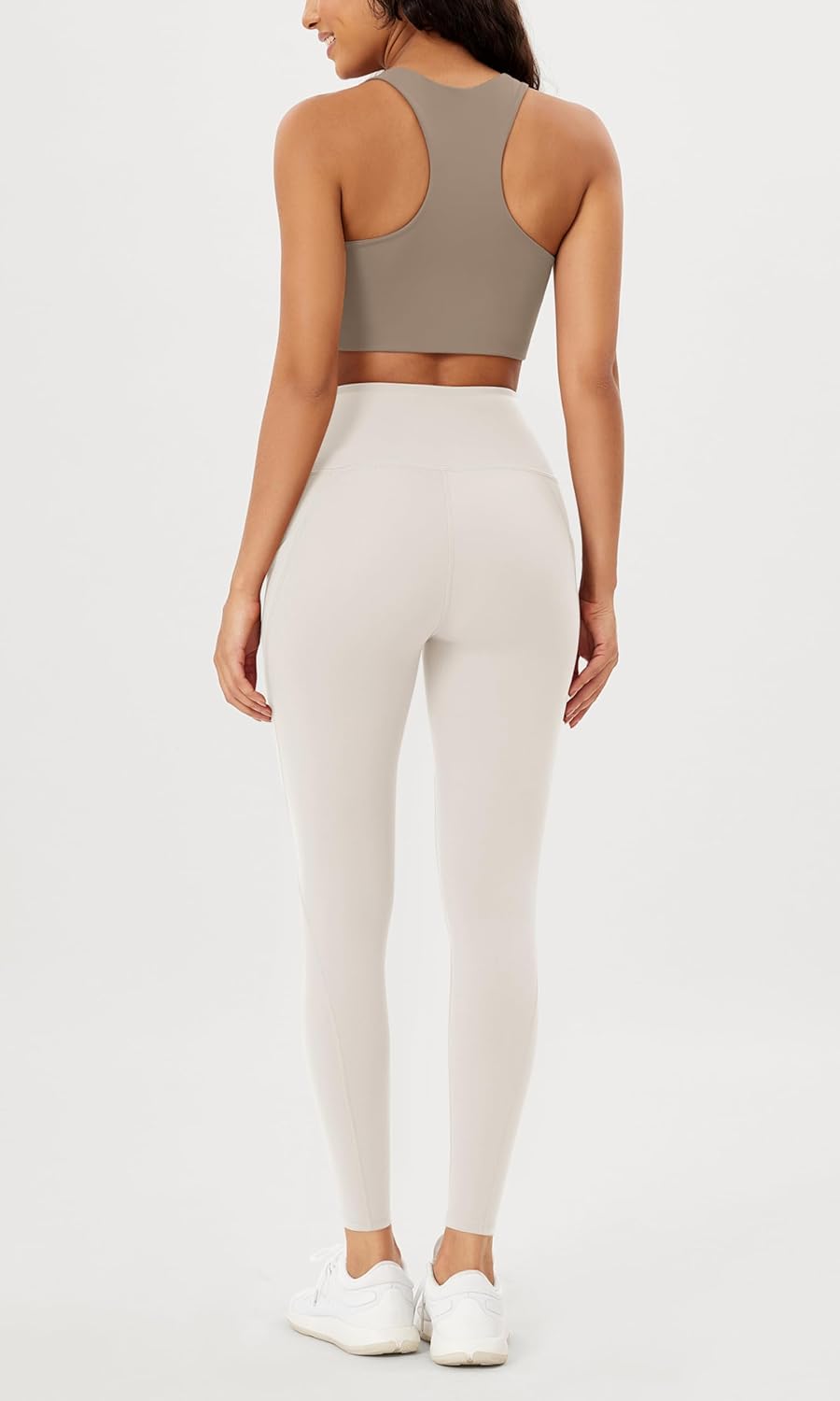 ODODOS ODTHERMAL Women's Fleece Lined Yoga Pants with Pockets - 25" / 28" High Waisted Warm Workout Leggings - Image 6