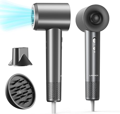 Secador de pelo 150000 RPM Secador de soplado iónico profesional portátil de alta velocidad para secado rápido, cuidado de 500 millones de iones