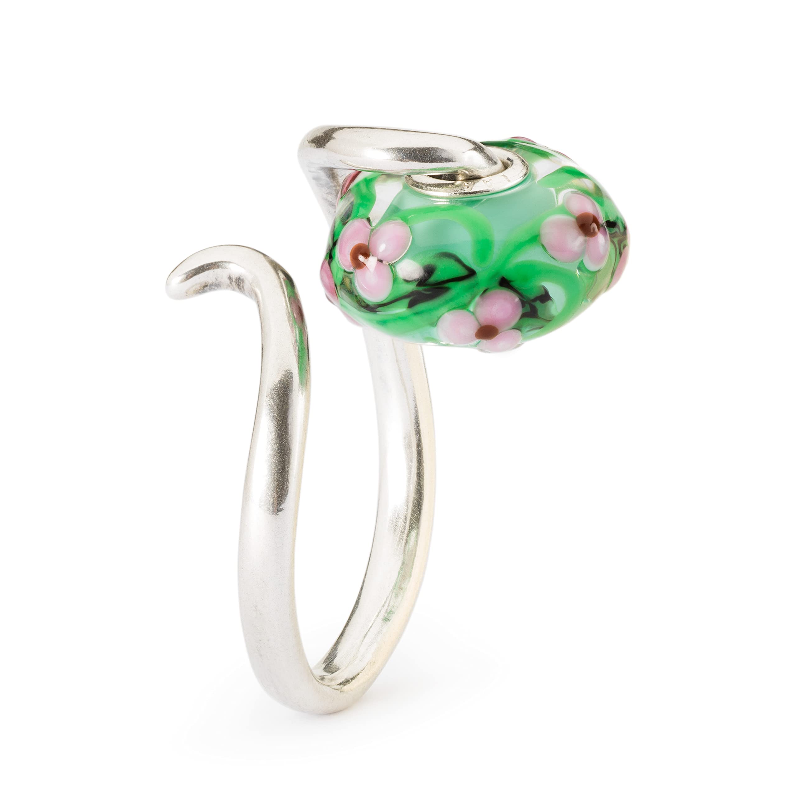 Trollbeads Perle en verre Motif jardin de roses enchantées TGLBE-20367, small, Verre, 0