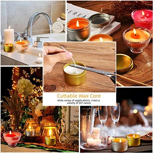Pajaver DIY Candle Making Kit Supplies for Adults Beginners with Melting Pot, Candle Wicks,Candle Jars for Candle Making, Candle Wicks Holders,(Wax Free) Candles