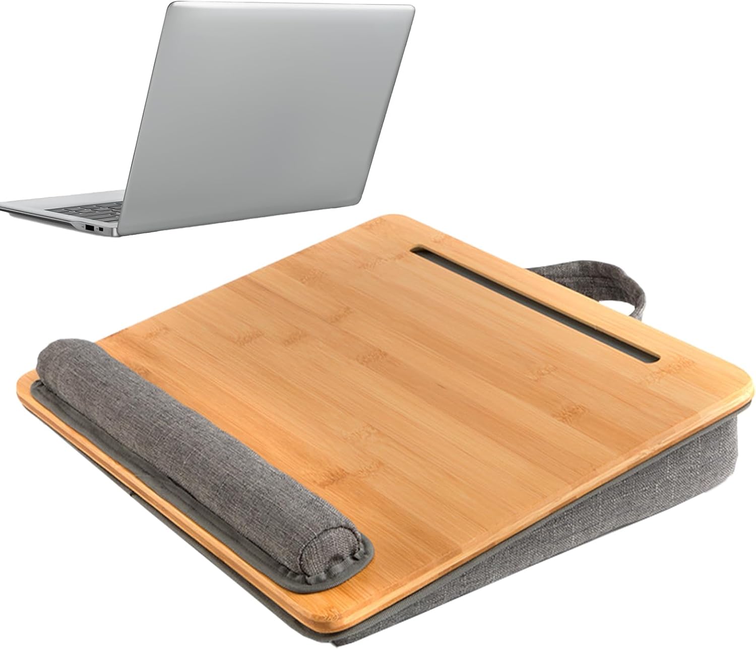 ノートパソコン用 膝上デスク,人間工学 オフィス アクセサリー リストレスト付き,ラップデスク ノートパソコン 用 - ソファ カウ