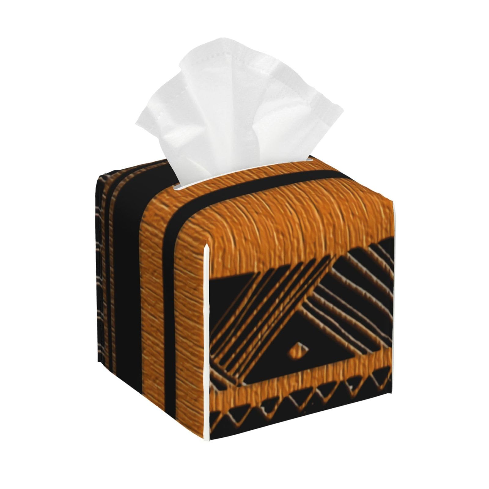 Contemporary Afrocentric Tissue Box Cover, Fashionable Decorative Storage Box, Suitable for Most Places