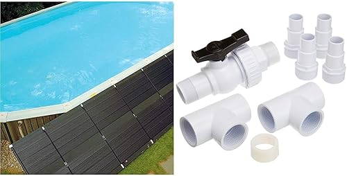 Miniatura 15 de Sistema de calefacción solar Universal Sunheater para spas elevados o bajo tierra, Negro