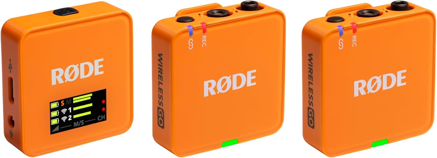 【国内正規品】RODE Microphones ロードマイクロフォンズ ワイヤレス ゴー（第3世代） オレンジ WIGOGEN3OR