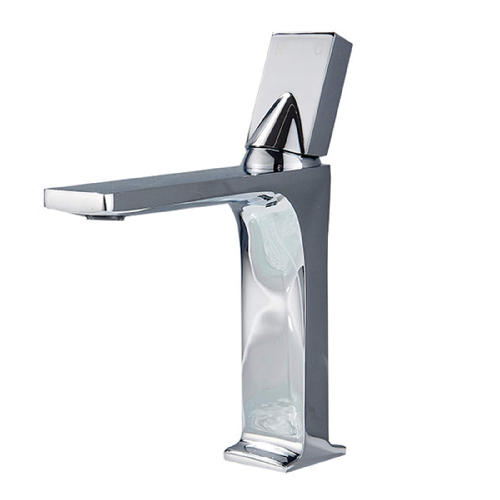 Robinet de lavabo en laiton massif au design créatif et élégant pour salle de bain