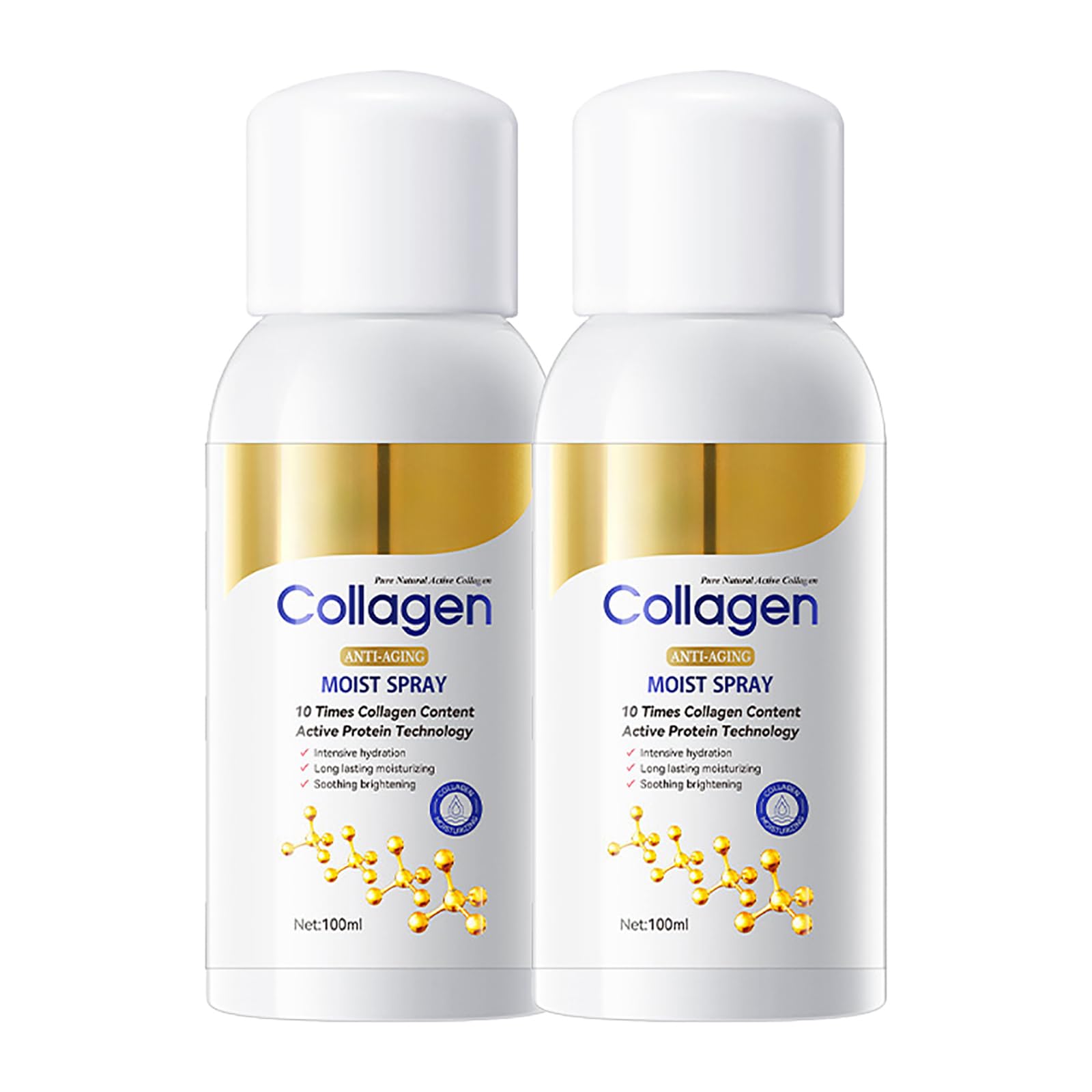 Spray reafirmante de colágeno, relleno y reafirmante para el cuerpo y la cara, suero de colágeno, spray antiarrugas y antiedad para absorción rápida e hidratación instantánea para cuerpo, brazos