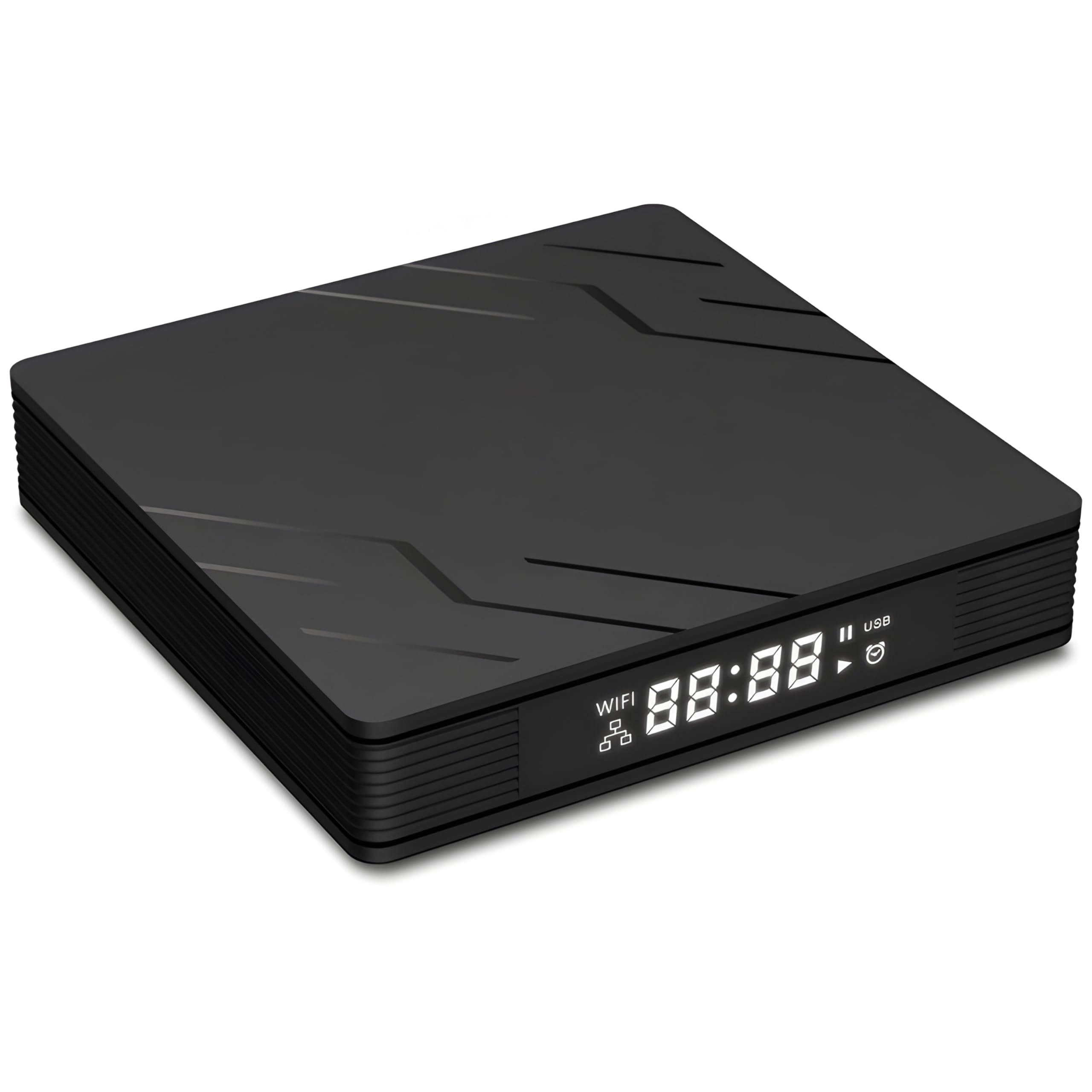 Retoo TV Box Android 13 Smart 4K Bluetooth 5.0 2GB 16GB Soporta Google TV HDMI Doble Banda WiFi Control Remoto Formatos de Vídeo AVI RM Rmvb TS Vob Mkv MOV ISO wmv asf flv DAT MPG mpeg Mp4 Negro