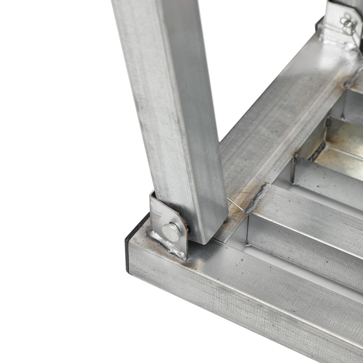Plateforme de travail en aluminium, plateforme de travail 200Kg Capacité de charge 60-90cm Plateforme antidérapante réglable en hauteur, tapis roulant de sécurité Travail échafaudage