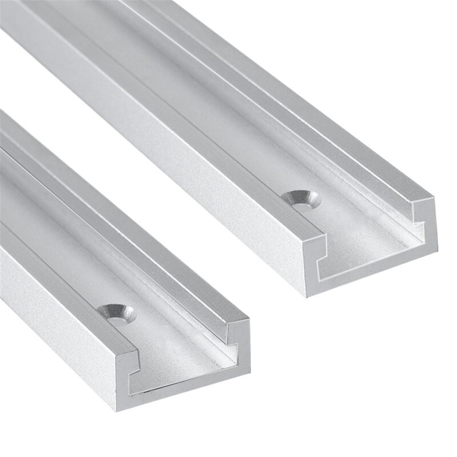 Glissière à fente en T en aluminium pour éliminer le jeu de vos gabarits de sciage