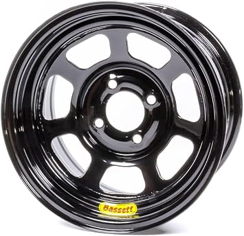 13x7 Wheel | Inertia Advantage - 13 x 7 in Rim | 4.000 in Backspace - 4x100 mm Bolt Pattern | Steel - Black Powder Coat | Each
