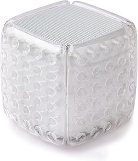 スマリー(SMALY) AIR mini SPEAKER 耐衝撃 スピーカー Bluetooth搭載 USB充電式 ストラップ付き ホワイト YNG-AIR1(WH)