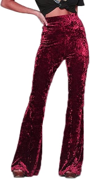 Velour schlaghose Clearance