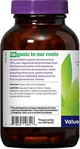 Miniatura 8 de Oregons Wild Harvest Cápsulas de diente de león orgánico certificadas 80 silimarina bardana y alcachofa 90 unidades