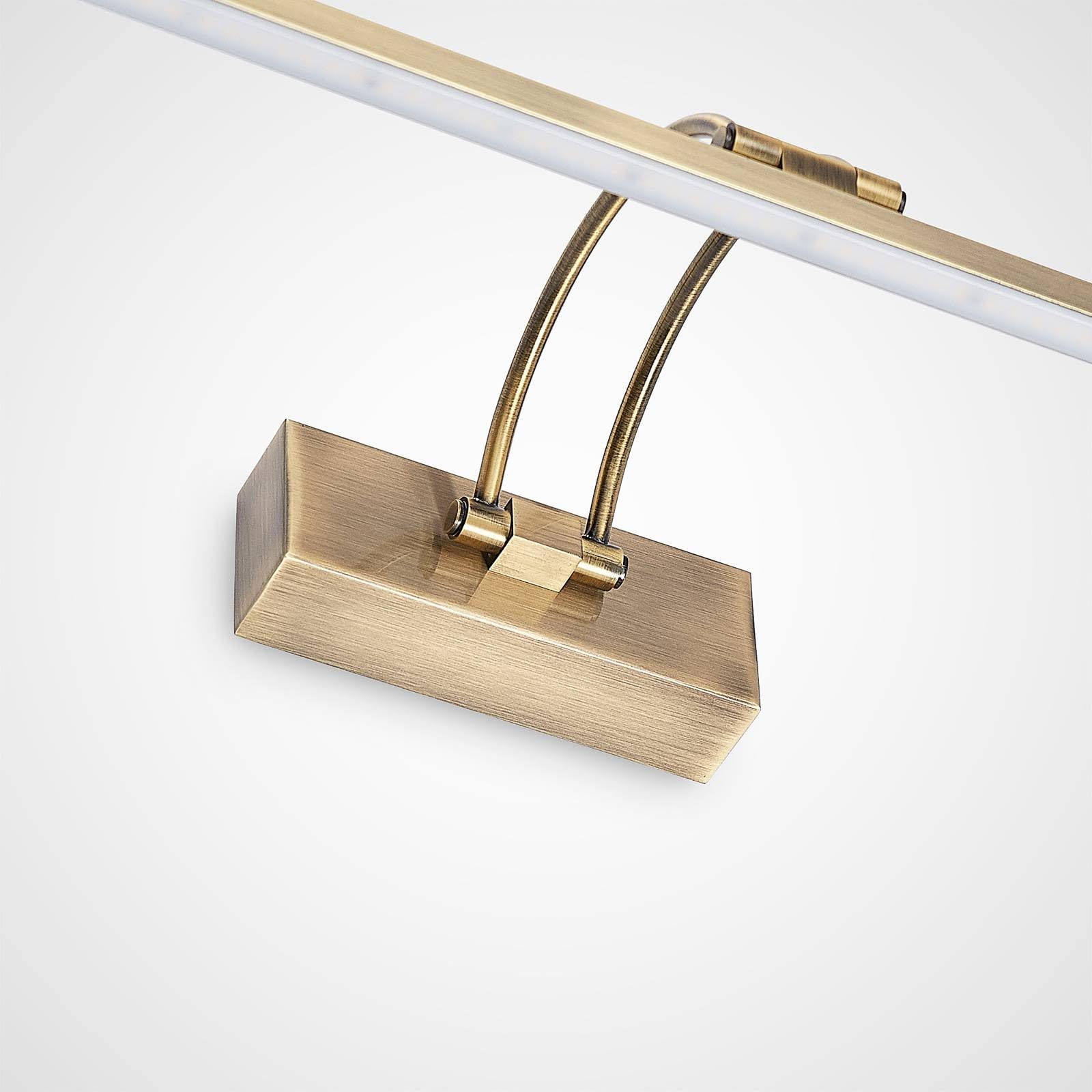 Lucande LED Wandleuchte, Wandlampe Innen Felena in Bronze aus Aluminium (1 flammig) - Bilderleuchte Wandstrahler Wandbeleuchtung Schlafzimmer/Wohnzimmer Wohnzimmerleuchte